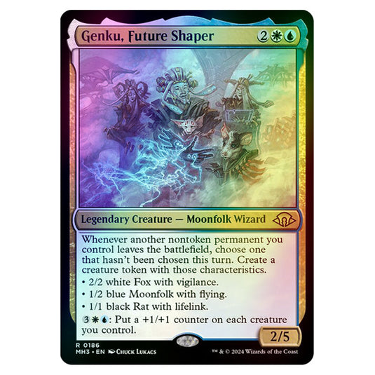 Magic The Gathering - Modern Horizons 3 - Genku, Future Shaper - 0186 (Foil)