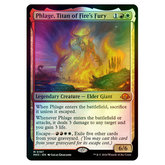 Magic The Gathering - Modern Horizons 3 - Phlage, Titan of Fire's Fury - 0197 (Foil)