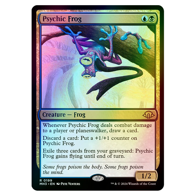frog mtg cards The Gitrog Ravenous Ride Altered Full Art Horror Landfall Gift EDH All da bugs here got wings. Subtype: Frog, Colors: Blue, Green,
