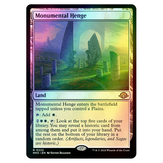 Magic The Gathering - Modern Horizons 3 - Monumental Henge - 0222 (Foil)