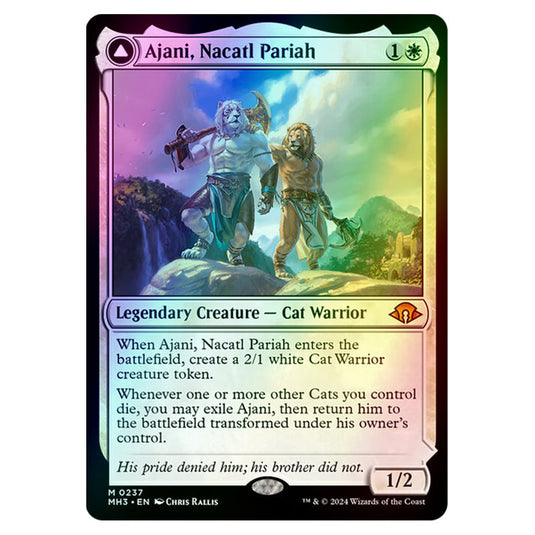 Magic The Gathering - Modern Horizons 3 - Ajani, Nacatl Pariah // Ajani, Nacatl Avenger - 0237 (Foil)