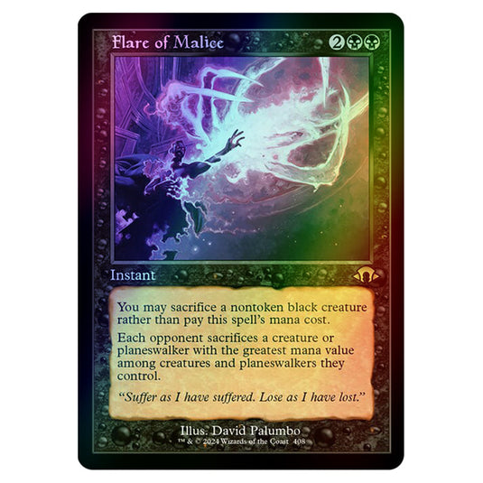 Magic The Gathering - Modern Horizons 3 - Flare of Malice ('97 Classic Print) - 0408 (Foil)