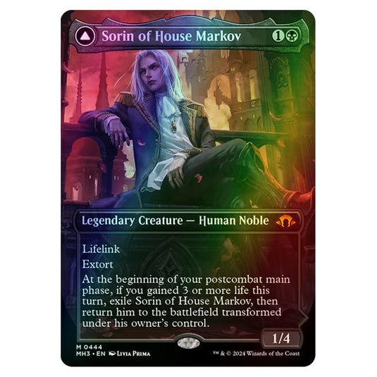 Magic The Gathering - Modern Horizons 3 - Sorin of House Markov // Sorin, Ravenous Neonate - 0444 (Foil)