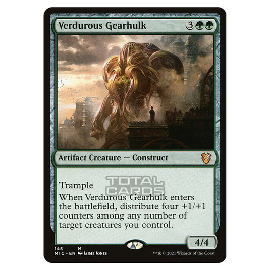 Magic The Gathering - Innistrad - Midnight Hunt - Commander - Verdurous Gearhulk - 145/38