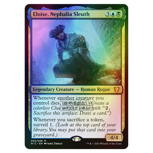 Magic The Gathering - Innistrad - Midnight Hunt - Commander - Eloise, Nephalia Sleuth - 3/38 (Foil)