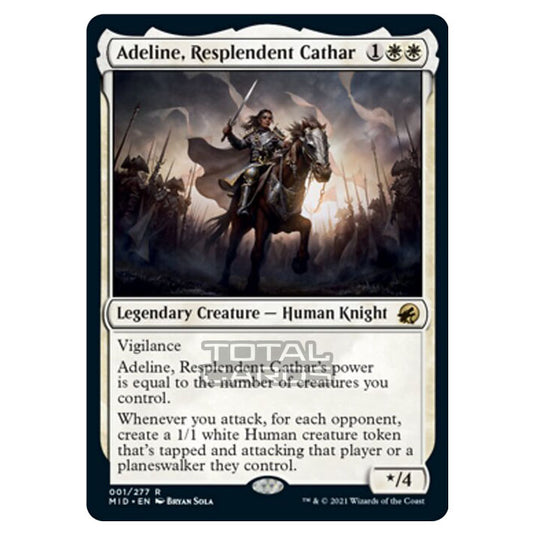 Magic The Gathering - Innistrad - Midnight Hunt - Adeline, Resplendent Cathar - 1/277