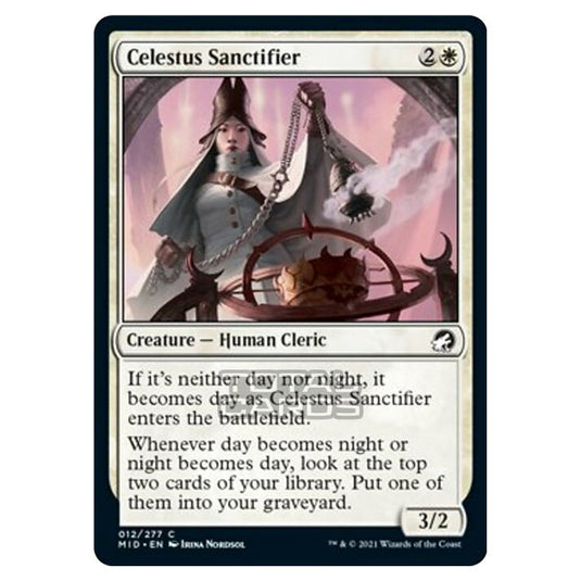 Magic The Gathering - Innistrad - Midnight Hunt - Celestus Sanctifier - 12/277