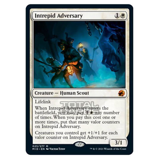 Magic The Gathering - Innistrad - Midnight Hunt - Intrepid Adversary - 25/277