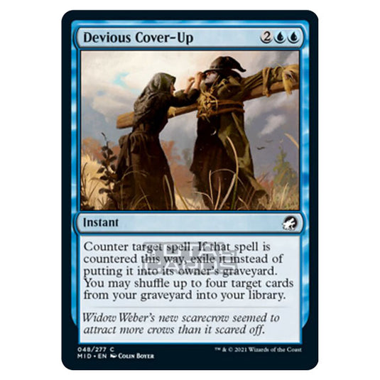 Magic The Gathering - Innistrad - Midnight Hunt - Devious Cover-Up - 48/277
