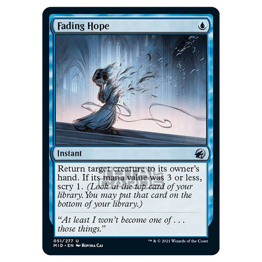 Magic The Gathering - Innistrad - Midnight Hunt - Fading Hope - 51/277