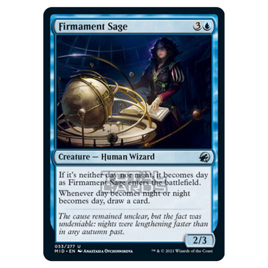 Magic The Gathering - Innistrad - Midnight Hunt - Firmament Sage - 53/277