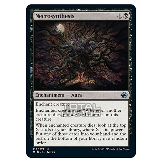 Magic The Gathering - Innistrad - Midnight Hunt - Necrosynthesis - 115/277