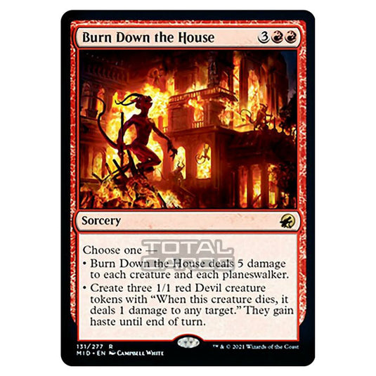 Magic The Gathering - Innistrad - Midnight Hunt - Burn Down the House - 131/277