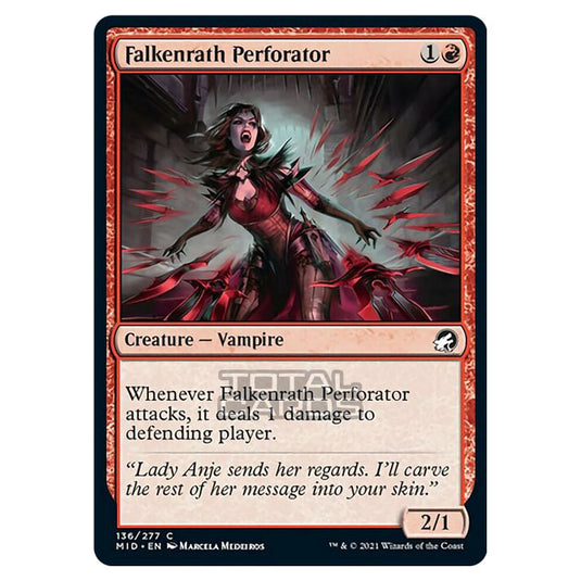Magic The Gathering - Innistrad - Midnight Hunt - Falkenrath Perforator - 136/277