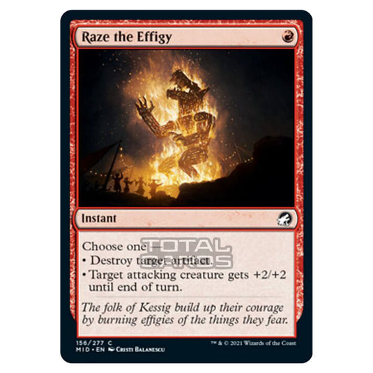 Magic The Gathering - Innistrad - Midnight Hunt - Raze the Effigy - 156/277