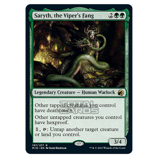 Magic The Gathering - Innistrad - Midnight Hunt - Saryth, the Viper's Fang - 197/277