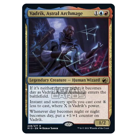 Magic The Gathering - Innistrad - Midnight Hunt - Vadrik, Astral Archmage - 248/277