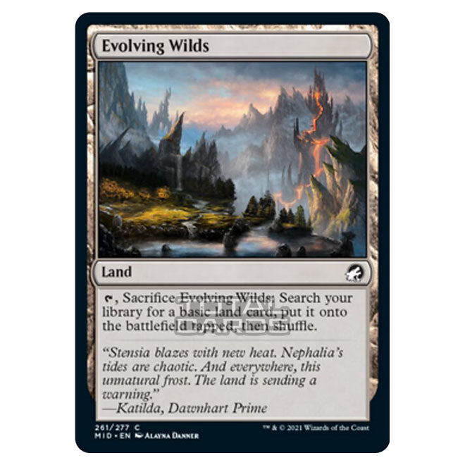 mtg cards like evolving wilds Magic The Gathering - Innistrad - Midnight Hunt - Evolving Wilds