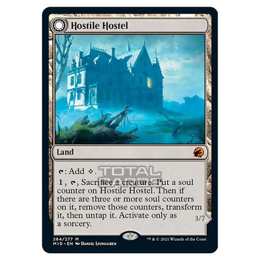 Magic The Gathering - Innistrad - Midnight Hunt - Hostile Hostel // Creeping Inn - 264/277