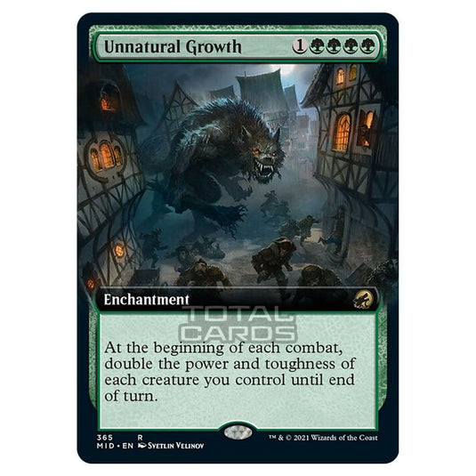 Magic The Gathering - Innistrad - Midnight Hunt - Unnatural Growth - 365/277