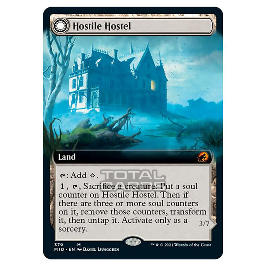 Magic The Gathering - Innistrad - Midnight Hunt - Hostile Hostel // Creeping Inn - 379/277