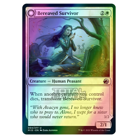 Magic The Gathering - Innistrad - Midnight Hunt - Bereaved Survivor // Dauntless Avenger - 4/277 (Foil)