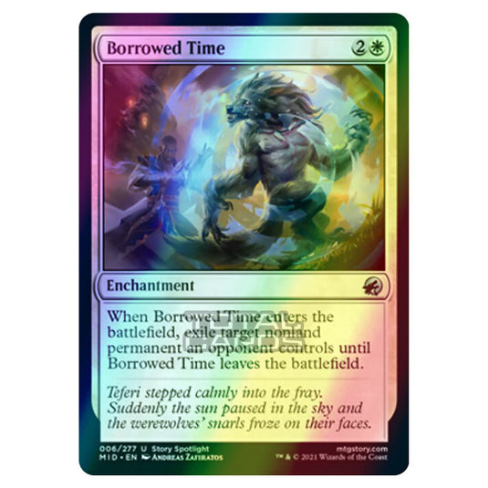 Magic The Gathering - Innistrad - Midnight Hunt - Borrowed Time - 6/277 (Foil)