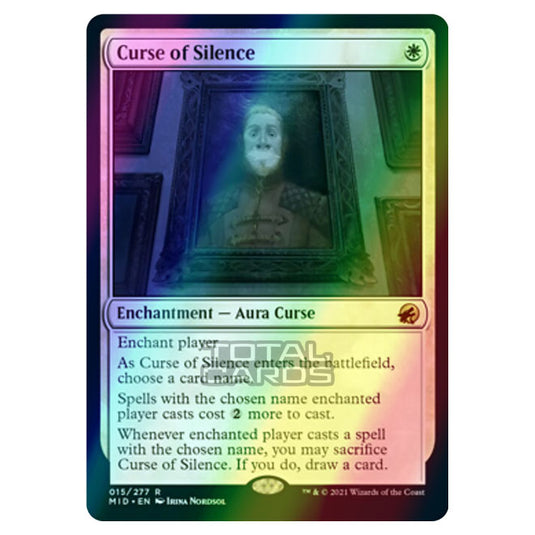 Magic The Gathering - Innistrad - Midnight Hunt - Curse of Silence - 15/277 (Foil)