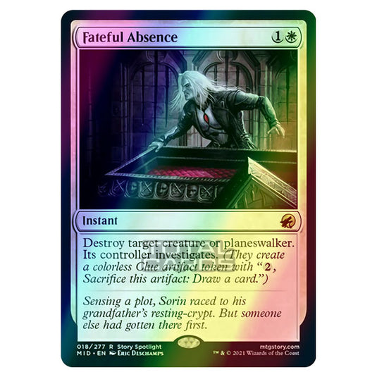 Magic The Gathering - Innistrad - Midnight Hunt - Fateful Absence - 18/277 (Foil)