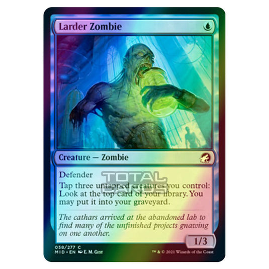 Magic The Gathering - Innistrad - Midnight Hunt - Larder Zombie - 58/277 (Foil)