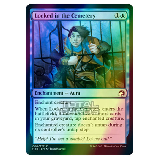 Magic The Gathering - Innistrad - Midnight Hunt - Locked in the Cemetery - 60/277 (Foil)