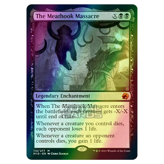 Magic The Gathering - Innistrad - Midnight Hunt - The Meathook Massacre - 112/277 (Foil)
