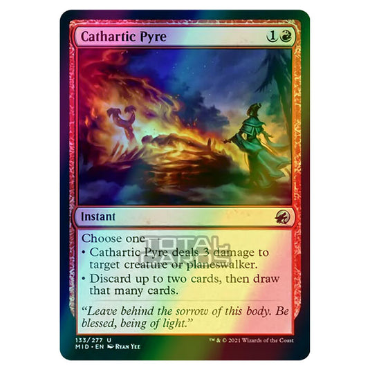 Magic The Gathering - Innistrad - Midnight Hunt - Cathartic Pyre - 133/277 (Foil)