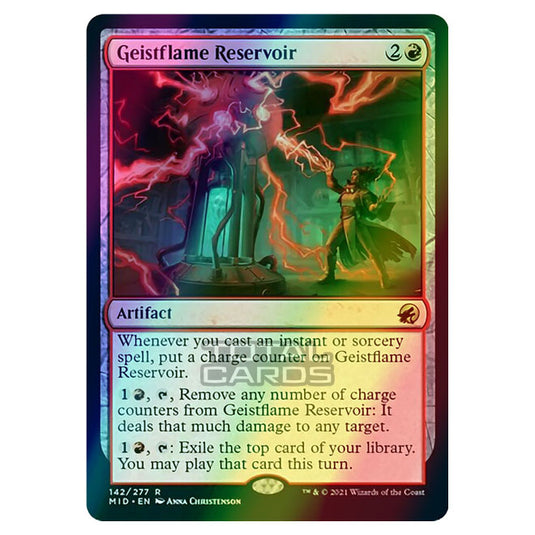 Magic The Gathering - Innistrad - Midnight Hunt - Geistflame Reservoir - 142/277 (Foil)