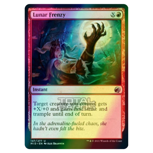 Magic The Gathering - Innistrad - Midnight Hunt - Lunar Frenzy - 147/277 (Foil)