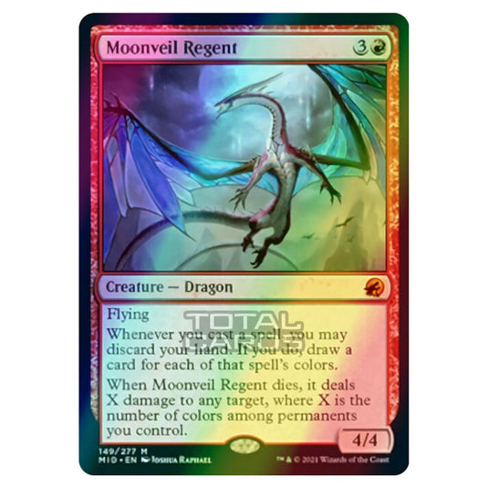 Magic The Gathering - Innistrad - Midnight Hunt - Moonveil Regent - 149/277 (Foil)
