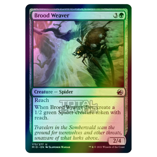 Magic The Gathering - Innistrad - Midnight Hunt - Brood Weaver - 173/277 (Foil)