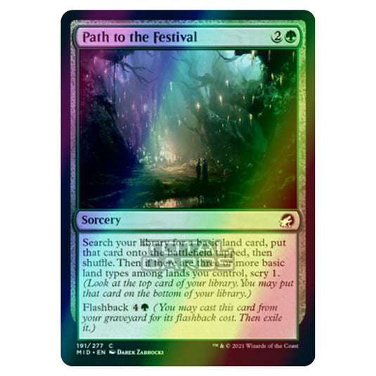Magic The Gathering - Innistrad - Midnight Hunt - Path to the Festival - 191/277 (Foil)