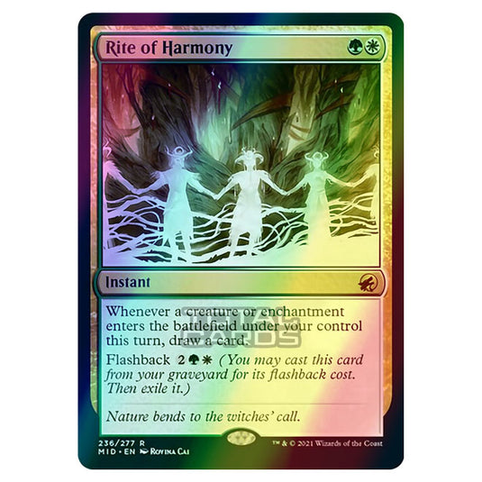 Magic The Gathering - Innistrad - Midnight Hunt - Rite of Harmony - 236/277 (Foil)