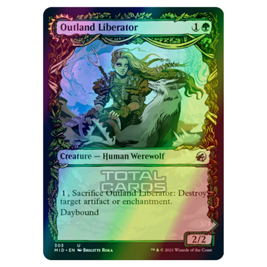 Magic The Gathering - Innistrad - Midnight Hunt - Outland Liberator // Frenzied Trapbreaker - 303/277 (Foil)