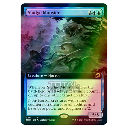 Magic The Gathering - Innistrad - Midnight Hunt - Sludge Monster - 340/277 (Foil)