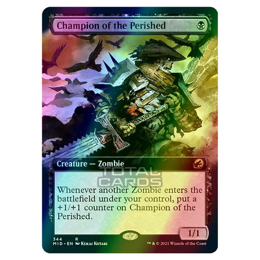 Magic The Gathering - Innistrad - Midnight Hunt - Champion of the Perished - 344/277 (Foil)