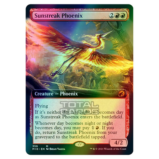 Magic The Gathering - Innistrad - Midnight Hunt - Sunstreak Phoenix - 359/277 (Foil)