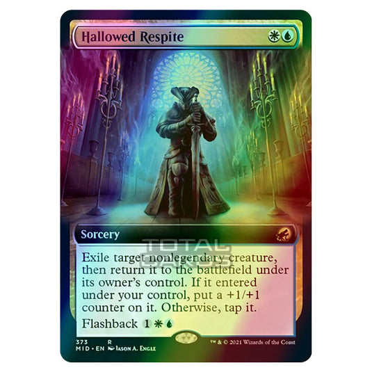 Magic The Gathering - Innistrad - Midnight Hunt - Hallowed Respite - 373/277 (Foil)