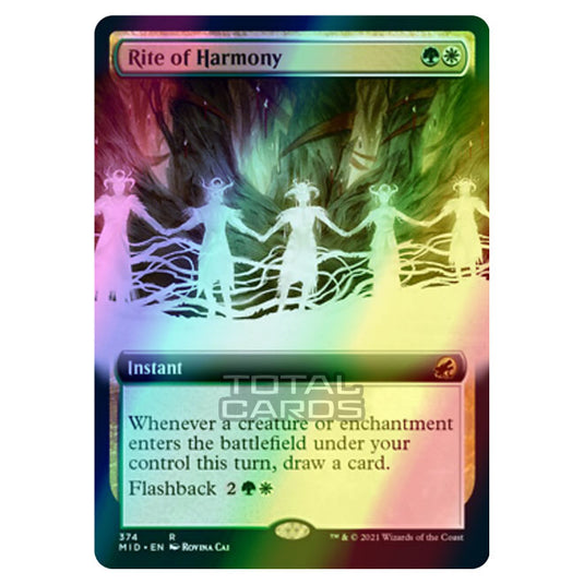 Magic The Gathering - Innistrad - Midnight Hunt - Rite of Harmony - 374/277 (Foil)
