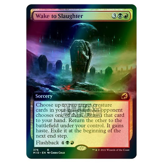 Magic The Gathering - Innistrad - Midnight Hunt - Wake to Slaughter - 376/277 (Foil)