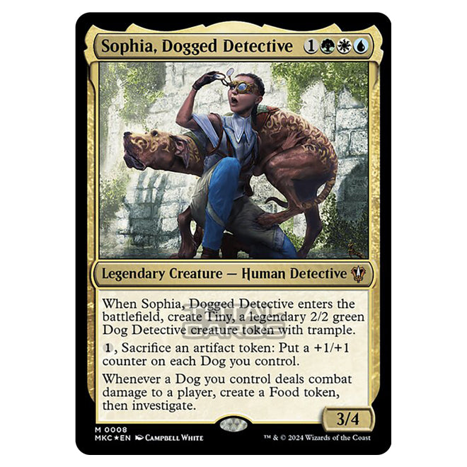 mtg detective cards Murders at Karlov Manor (MKM) #141 Illustrated by Tuan Duong Chu Magic MTG Sharp-Eyed Rookie decks