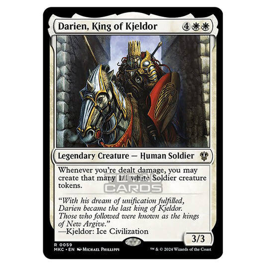 Magic The Gathering - Murders at Karlov Manor - Commander - Darien, King of Kjeldor - 0059