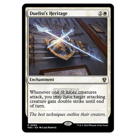 Magic The Gathering - Murders at Karlov Manor - Commander - Duelist's Heritage - 0060