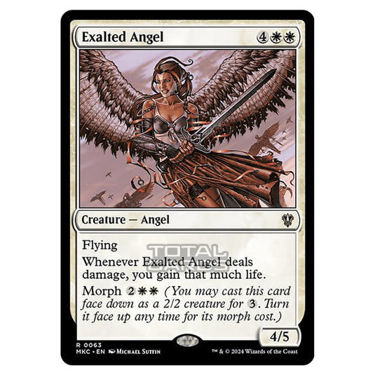 Magic The Gathering - Murders at Karlov Manor - Commander - Exalted Angel - 0063